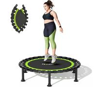 ZCMHAXJ Mini Trampolino Pieghevole, 101,6 cm, per Adulti e Bambini, Capacità 199,6 kg, Allenamento Fitness Indoor