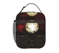 Zcmkjlg Borsa termica termica per il pranzo con stampa di cielo, borsa termica per il pranzo, borsa termica per il pranzo con facile pulizia durevole