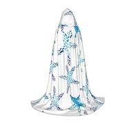 Zcmkjlg Carino Stella Marina Masquerade Ball Outfit Capo Con Cappuccio Per Adolescenti Strega Vampiro Mago Halloween Festa Cosplay