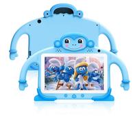 zcobro Tablet per bambini, tablet da 7 pollici per bambini, tablet da 32 GB con custodia inclusa, controllo parentale, doppia fotocamera, GMS, app per giochi educativi preinstallate WiFi (blu)