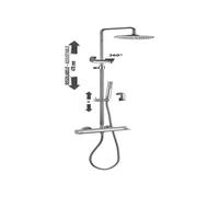 ZCOL599CR Colonna doccia regolabile NEW MINI MASTER PAFFONI