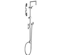 ZCOL615CRX Colonna doccia regolabile SYNCRO PLUS con deviatore PAFFONI