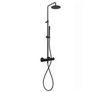 ZCOL638LIQNO Colonna doccia regolabile termostatica nero opaco birillo PAFFONI
