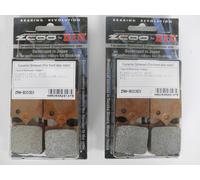 ZCOO 2 COPPIE PASTIGLIE FRENO ANTERIORE EX PER BENELLI CAFE RACER 1130 2012 2013