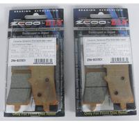 ZCOO 2 COPPIE PASTIGLIE FRENO ANTERIORE EX PER KAWASAKI NINJA H2 1000 2020