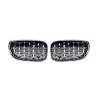 ZCPOPKNHNZ Griglia Radiatore Anteriore Della Calandra Per Modifiche Per 1 Series E81 E87 E82 E88 2007-2011 120i 120d 130i 135i Coupé(Argenteo)