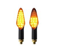 ZCPOPKNHNZ Indicatori Di Direzione LED E-Mark Per Moto Omologati E4 | Indicatori Di Direzione A LED Relè Integrato Per Lampeggiatore Moto E4(2 PZ)
