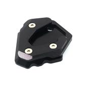 ZCPOPKNHNZ Per Benelli TNT25 TNT 25 Moto CNC Alluminio Cavalletto Cavalletto Laterale Estensione Piastra Di Supporto Pad(NERO)