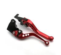 ZCPOPKNHNZ Per Yamaha YZF-R125 YZF R125 YZFR125 2008 2009 2010 2011 Leve Freno/frizione Corte/lunghe Per Moto Con Impugnatura Regolabile(ROSSO,Stile A)