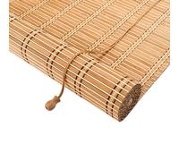zcru004 Parasole Tenda a Rullo Tapparella Avvolgibile in bambù Naturale Home Balcone Privacy Protezione Veneziana per Finestre,Personalizzate (100x300cm)