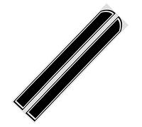 ZcsfcpA Adesivo per Cofano Auto,Adesivo gessato per Il Cofano dell'auto,Parti di Decorazione dell'auto,per Mercedes-Benz GLC-Klasse GLC 300 X253 GLC 200 X253 GLC,A-Black