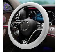 ZcsfcpA Copertura del Volante dell'automobile,Copertura del Volante del Silicone,Accessori del Volante dell'automobile,per Tesla Model 3/Model Y/Model S/Model X,Beige