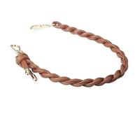 ZCSLD 1-10 Pezzi 50CM Manici per Borsa Staccabili Intrecciati Blu, Sostituzione del Manico della Borsa in Pelle Resistente con Fermagli in Metallo per Borsa Fai da Te