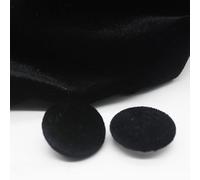 ZCSLD 10 PZ 10-28 MM Velluto Oro Bottoni Rotondi Rivestiti in Tessuto Bottoni in Velluto con Bottoni con Gambo in Metallo per Abbigliamento Artigianato Cucito