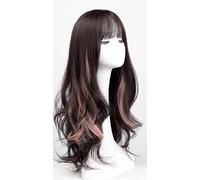 ZCSLD 50CM 5 Pezzi Pezzi di Capelli Colorati in Lino Oro/Blu Zaffiro per Donne Pezzi di Capelli Colorati per Donne Clip in Viaggi, Feste, Carnevale