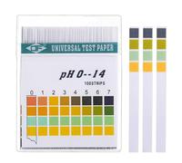 ZCSOWE 100 Strisce reagenti PH Cartina tornasole intervallo di misurazione 0-14 Carta indicatore Universale Test degli acidi dell'acquario controlla l'equilibrio Acido-Base Attraverso la Saliva