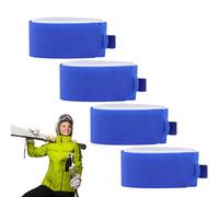 ZCSXK Cinghie da sci per il trasporto,Cinghie portasci - da sci Cravatte da snowboard - in nylon regolabili 4X, tracolla per avvolgere gli, per sport invernali