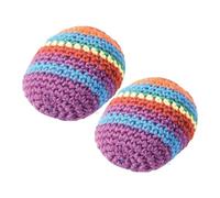ZCSXK Palline da Giocoleria per Bambini | 2 Pezzi Giocattoli all'Uncinetto,Footbag,Ideale per Giocolieri All'Aperto, al, in Viaggio, Artisti di Circo e in Spiaggia