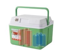 ZCSXK Refrigeratori da campeggio, ghiaccio | Raffreddatore duro portatile a capacità con display a temperatura,Attrezzatura da cucina a perdite multifunzionale per le perdite isolate per viaggi da pi