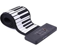 ZCSYWV Piano Tastiera Elettrico, Tastiera Midi Chiave Tastiera Elettronica Pieghevole a Scorrimento Manuale in Silicone Pianoforte a Mano Spessa con Versione con accordi