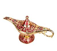 ZCXCsfp Aladin - Lampada Aladino, lampada magica, lampada Aladino in lega di zinco, lampada da genio vintage, ornamento da scrivania, leggenda magica Aladino, decorazione da tavolo, regalo di Aladino,
