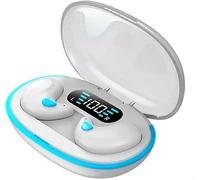 ZCXCsfp Auricolari invisibili per dormire senza fili, IPX5, impermeabili, Bluetooth 5.3, controllo touch, con custodia di ricarica wireless, doppia cancellazione del rumore, micro sleep senza senso