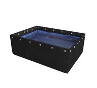 ZCXMNL Bacino per pesci in tela, serbatoio d'acqua portatile e pieghevole, grande bacino di acquacoltura, bacino per l'allevamento di carpe koi, for irrigazione del giardino, stoccaggio
