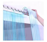 ZCXMNL Striscia di ricambio in vinile per tende e porte, 2 mm, in PVC trasparente, impermeabile, per porte di magazzini, congelatori, cantine, stalle (1,2 x 2,5 m)