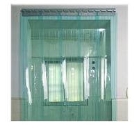 ZCXMNL Tenda per porta con isolamento termico, kit a strisce, divisorio in PVC, vinile, trasparente, per congelatore, cucina, commerciale, camminare a mani libere nel frigorifero (0,8 x 2,4 m)