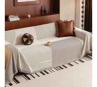 ZCXRYFL Coperta Divano Copridivano di Lusso per La Casa 1/2/3/4 Posti Copertura Divano in Ciniglia Telo Salva Divano con Penisola/Angolo per AntiGraffio Gatto, Lavabile(180X340cm,D)