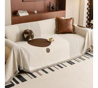 ZCXRYFL Coperta Divano Copridivano di Lusso per La Casa 1/2/3/4 Posti Copertura Divano in Ciniglia Telo Salva Divano con Penisola/Angolo per AntiGraffio Gatto, Lavabile(180X130cm,A)