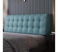ZCXRYFL Cuscini Schienale Letto Cuscino Testiera Letto Singolo/Matrimoniale Removibile Copertura per testiera Letto Cuscino da Parete Supporto Lombare CopriTestata Letto(Size:185x58x10cm,Color:Blue1)