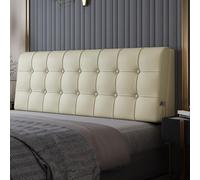 ZCXRYFL Cuscini Schienale Letto Cuscino Testiera Letto Singolo/Matrimoniale Removibile Copertura per testiera Letto Cuscino da Parete Supporto Lombare CopriTestata Letto(Size:150x58x10cm,Color:A)