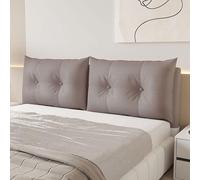 ZCXRYFL Cuscino per Testiera Letto Imbottito Supporto per Schienale Cuscino per Lettura, Copri Testata in Legno/Ferro/Tatami Comfort Pelle Cuscini per Schienale Grandi(No headboard-180x60x13cm,Brown)