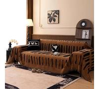 ZCXRYFL Telo Salva Arredo Divano Grande Copridivano retrò E Lussuoso 1 2 3 4 Posti Coperta Divano in Ciniglia per Divano Letto/Divano Braccioli/Spiaggia/AntiGraffio Gatto(180X400cm,E)