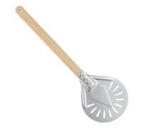 ZCYKJ Pala girevole per pizza, antiaderente per pizza o torta, pala per pizza con manico in legno smontabile, per cuocere pizze come un professionista