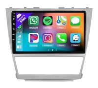 ZCZANT Android 14 Autoradio Stereo con Navigazione GPS per Toyota Camry 2007-2011 9 pollici Touchscreen Bluetooth Lettore Multimediale CarPlay Android Auto Telecamera di Backup