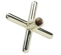 ZCZDHNA Billiard Cue Cross Bracket | Imitation Copper Finish & Zinc Alloy Construction | Sturdy & Resilient Replacement for Billiard Racks | Easy DIY Installation for Home/Party/Venue