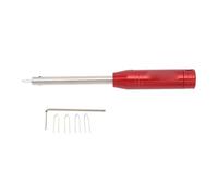 ZCZDHNA Cycle Spoke Cap Wrench | Aluminum Alloy Spoke Nipple Tool for Wheel Repair/Maintenance/Installation | with 5 Accessories & Hanging Hole (Red)