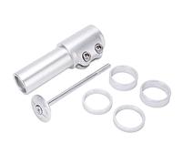 ZCZDHNA Cycle STEM Riser Adapter | 30mm Height Adjustable Handlebar Riser for Mountain/Road Two - Wheelers | Aluminum Alloy Front Component Extender with 4 Gaskets