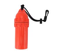 ZCZDHNA Scuba Diving Dry Box | Water Storage Case for Keys/Cards/Cash | Snorkeling & Kayaking Essentials | Lightweight & Long - lasting Cylinder with Clip (Red)