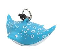 ZCZDHNA Scuba Regulator Cover | Cartoon Fish Mouthpiece Protector with Clip | Dive Equipment Accessory/Second Stage Holder/BC Hanger (Blue dot ray)