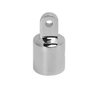 ZCZDHNA Stainless Steel Boat Top Eye End cap Fitting | 22 / 25mm Pipe for Yacht/Fishing Boat/Speed Boat | Marine Grade Enduring Performance | No Drilling Easy Installation (Slide cap 25mm)