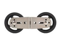 ZCZDHNA Stainless Steel Cable Pulley Wheel | 2 Way Silent Bearing Pulley System | 360° Rotation for Home Gym Exercise/DIY Workout Equipment | Easy Installation (Plastic)