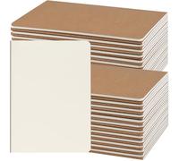 ZCZN Quaderno A5, Copertina Morbida in Carta Kraft Color Marrone