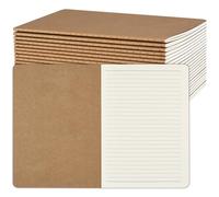 ZCZN Quaderno A5, Copertina Morbida in Carta Kraft Color Marrone