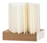 ZCZN Quaderno A5, Copertina Morbida in Carta Kraft Color Marrone