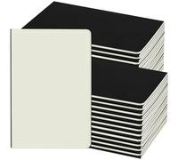 ZCZN-Quaderno Appunti， Copertina Morbida in Carta Kraft Nera, Formato A5