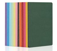 ZCZN-Quaderno Appunti, Taccuino Formato A5, Pagine Bianche Vuote, 24 Pezzi