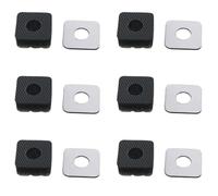 ZCZQC 6PCS Panoramica Sport Camera Riduzione del Rumore Schiuma Parabrezza Microfono Vento Sleeve Camera Antivento Schiuma Kit